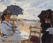 Claude Monet, The Beach at Truouville